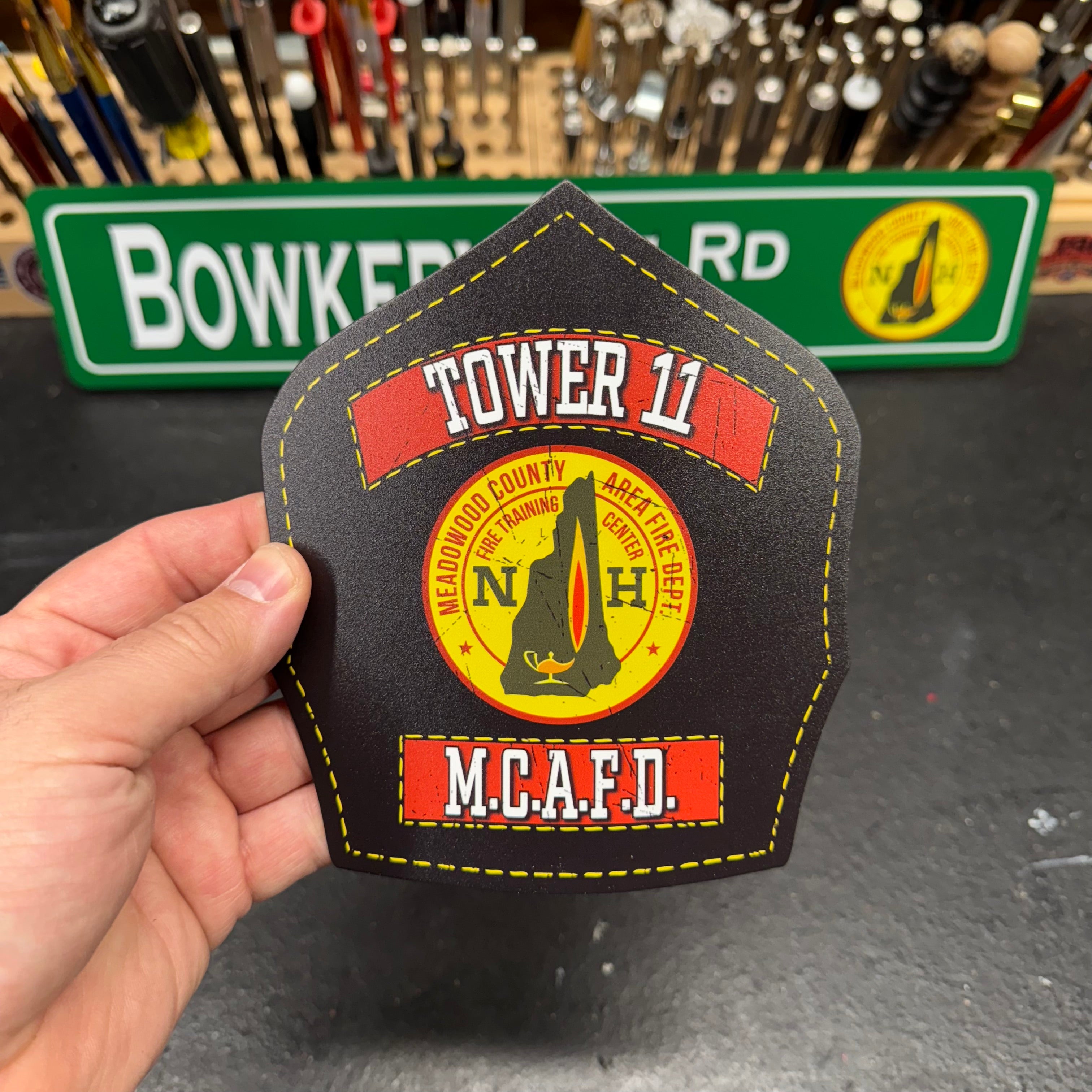 MCAFD Retro Shields image 0
