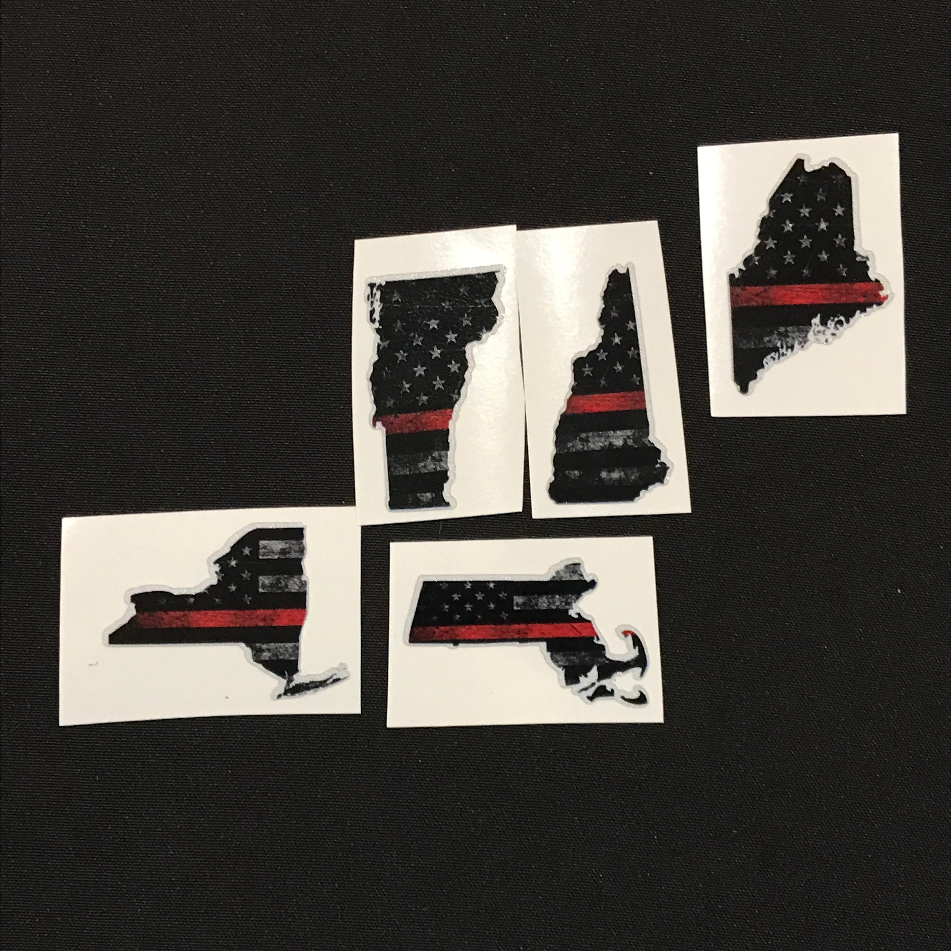 Thin Red Line Helmet Decals image 0