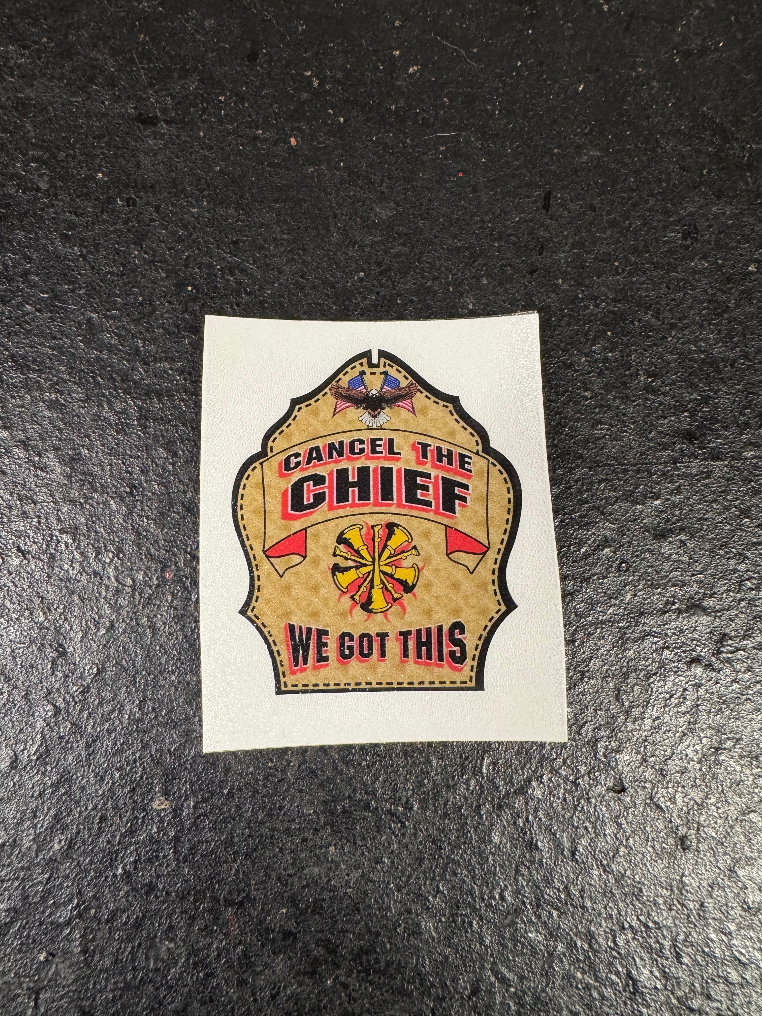 Cancel The ... We Got This. (Maltese Cross Style decals)
