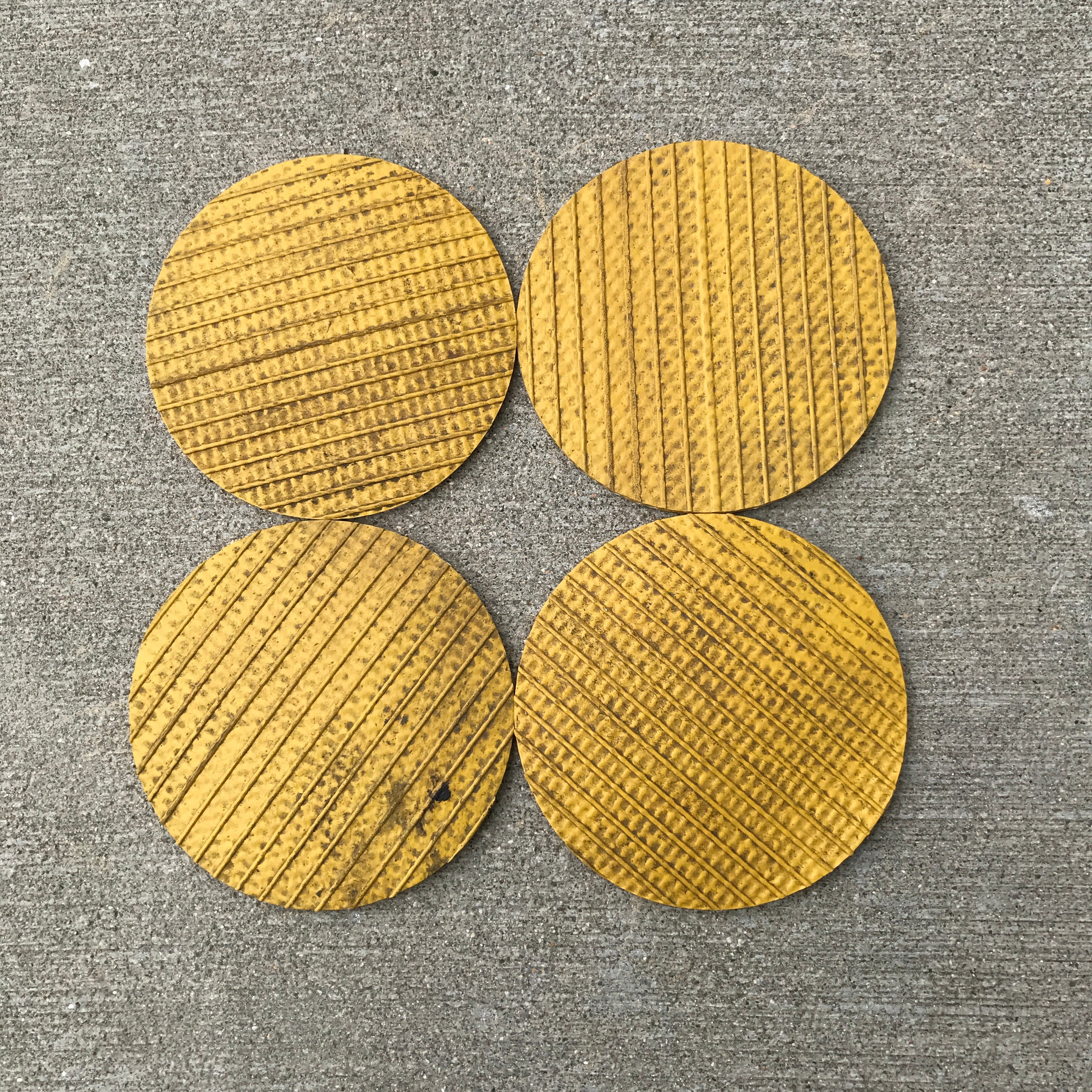 Recycled Fire Hose Coasters image 0