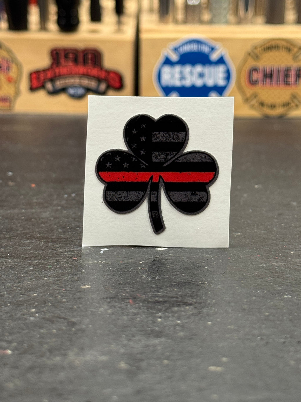 Thin Red Line Shamrock image 0